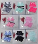 Kids gırls Gym Sort Set 4A